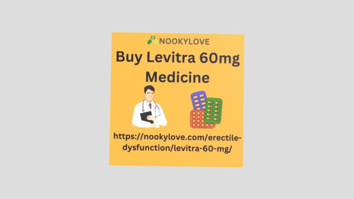 Buy Levitra 60mg Medicine For ED | USA 3D Model