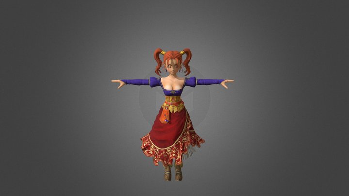 Dragon Quest Jessica 3D Model