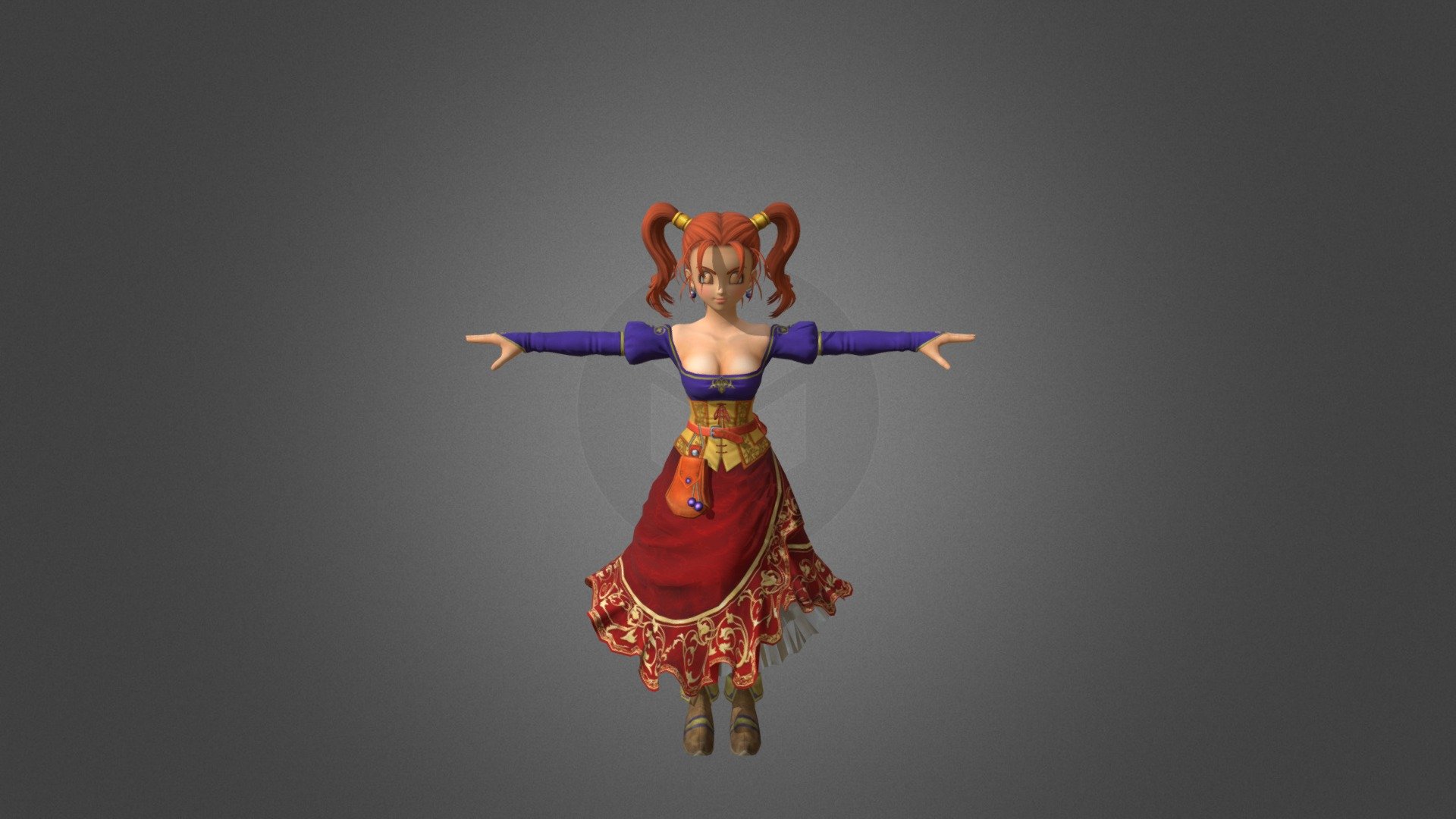 Dragon Quest Jessica - Download Free 3D model by GegaSonicFan  (@Blackdragon27) [df14120]