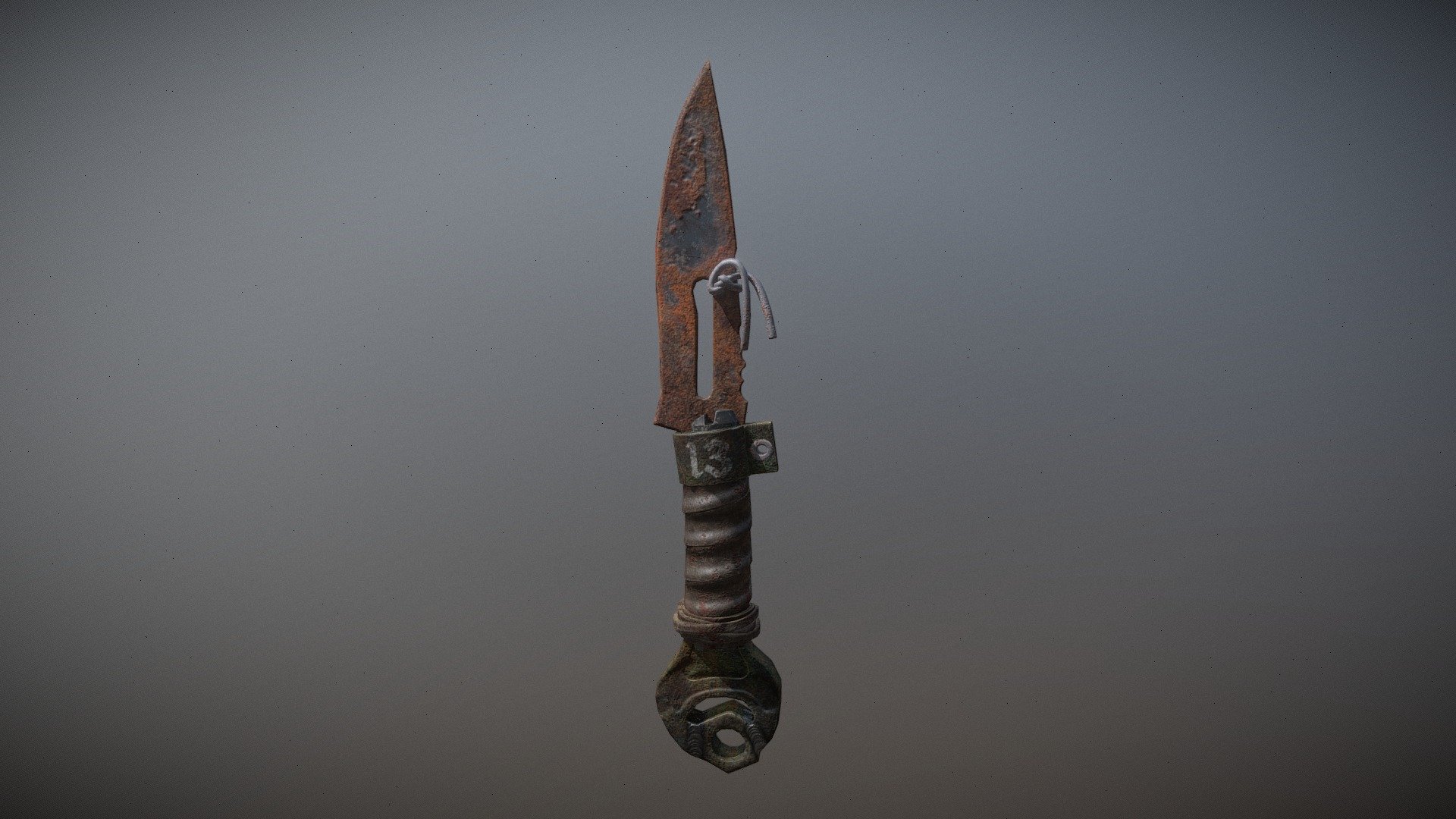 Wrench Knife - Post Apocalyptic - 3D model by visualdiscette [df14478 ...