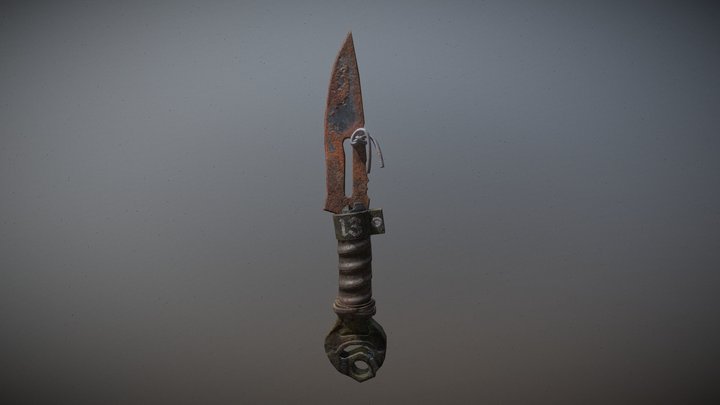 Wrench Knife - Post Apocalyptic 3D Model