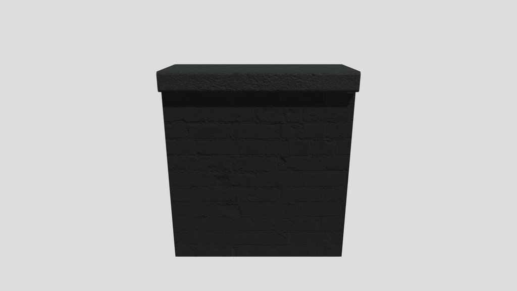 Brick Wall Roof End 1x1