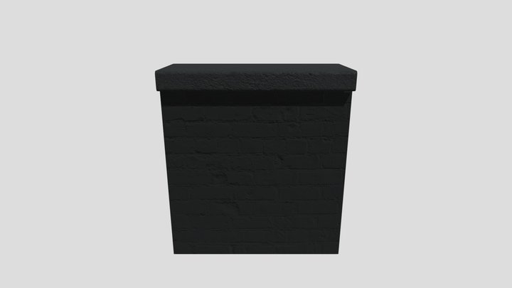 Brick Wall Roof End 1x1