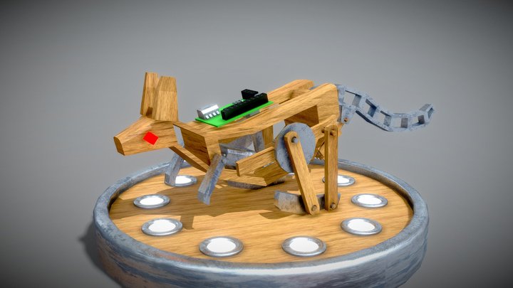 Kangaroo Robot 3D Model