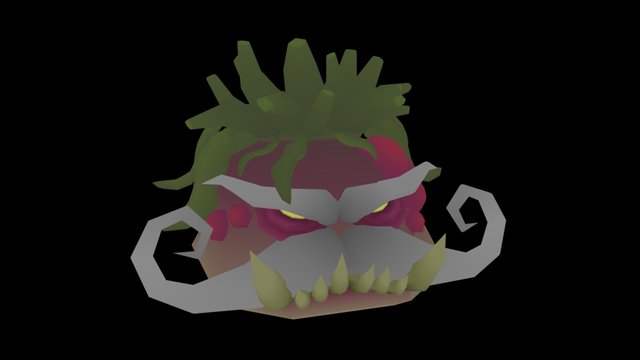 Turnip Mutant ANIMATE 3D Model