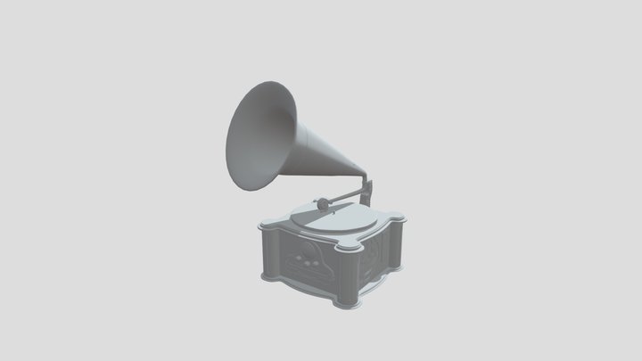 GramophoneObject 3D Model