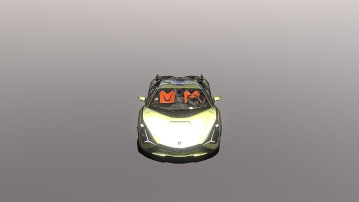 2020 Lamborghini Sian 3D Model