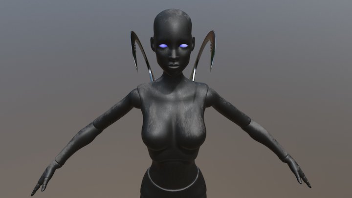 Bladed_Doll 3D Model