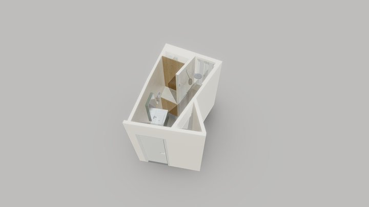 Small bathroom 3D Model