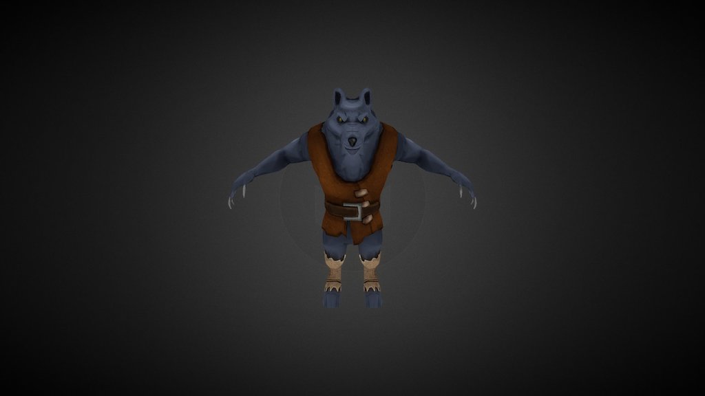 Stylized Wolf - 3D model by Eilishy [df1bcc5] - Sketchfab