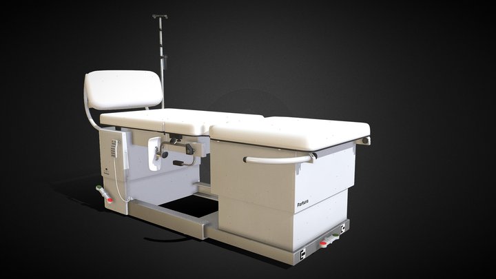 Gynecological Chair 3D Model