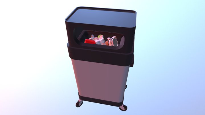 Trash Can 3D Model