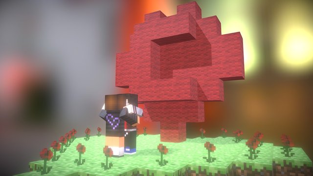C & F You and Me- Minecraft Style 3D Model