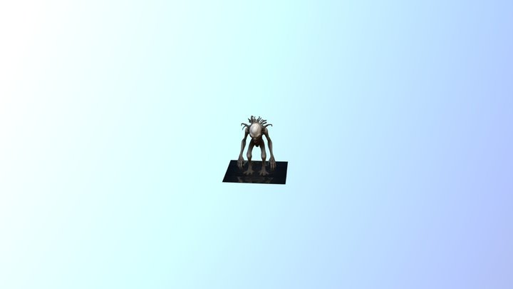 A Horror 3D monster 3D Model