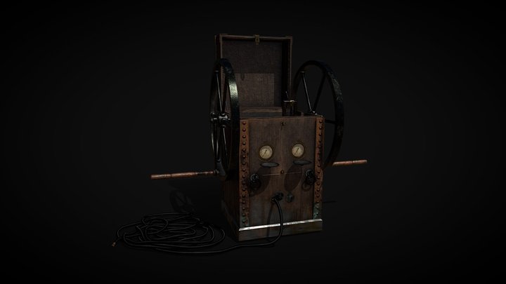 Diving Air-Pump 3D Model