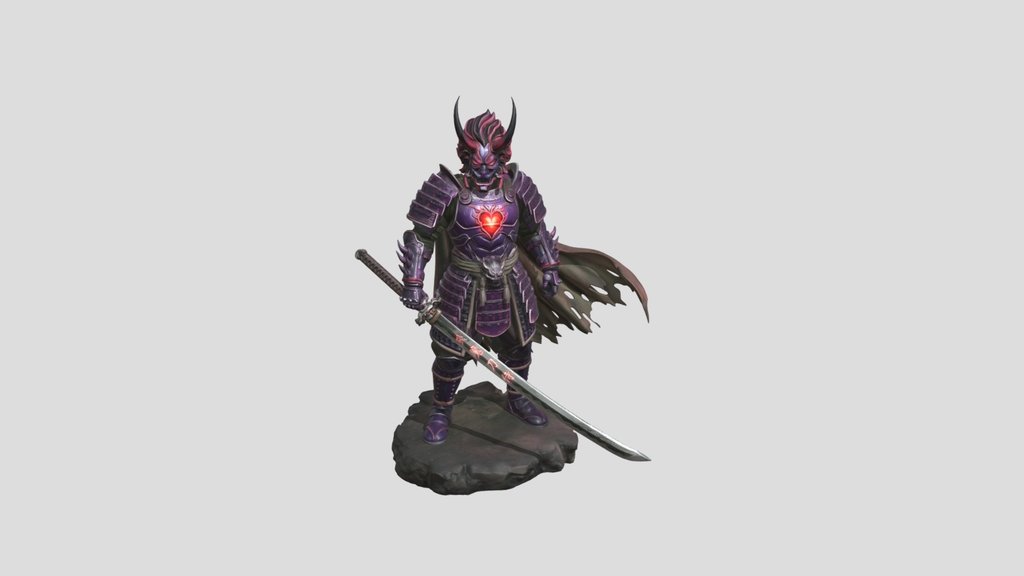 Crimson Oni Samurai