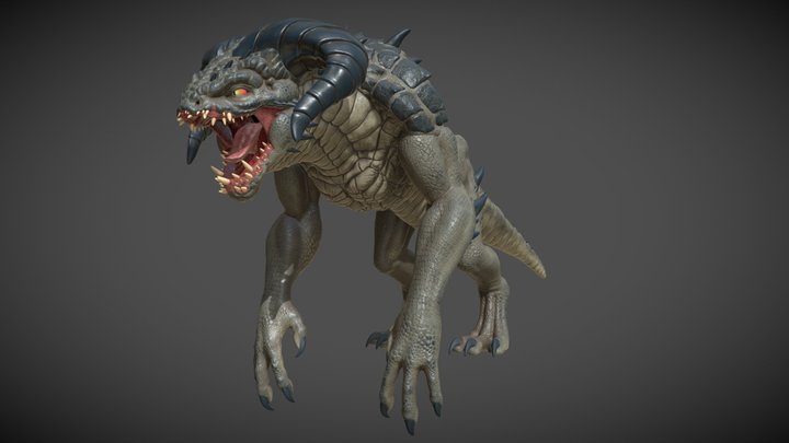 Armored Bull Drake 3D Model