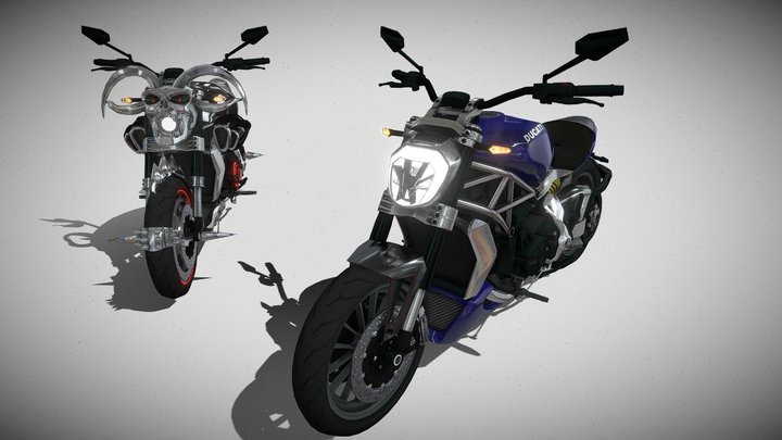 Ducati XDiavel + Upgrade 3D Model