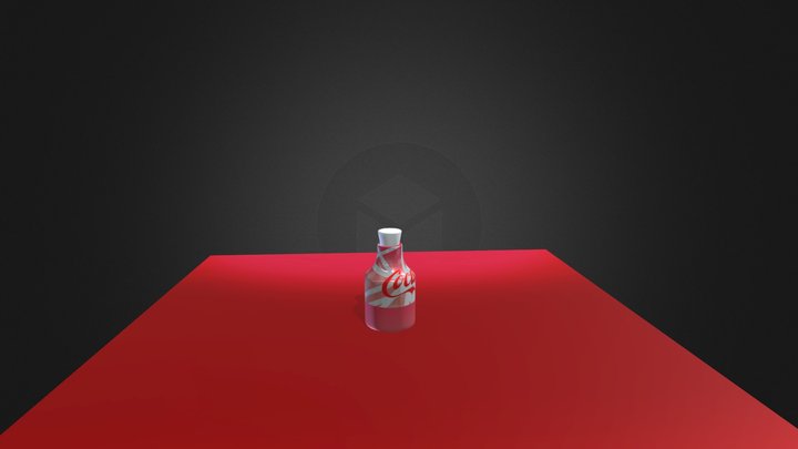scene_flacon_boule 3D Model