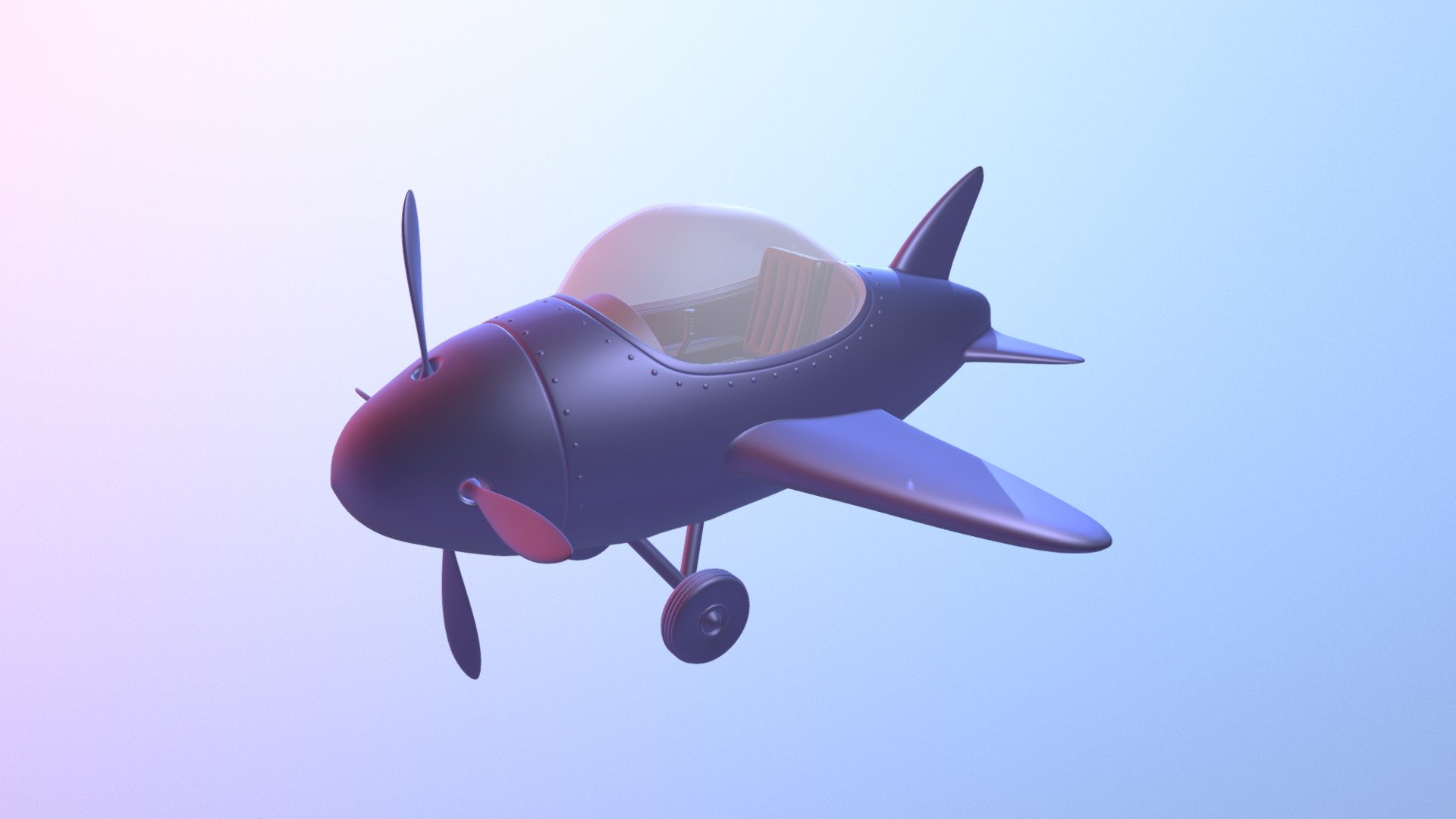 Plane rendering exercise for CGCookie