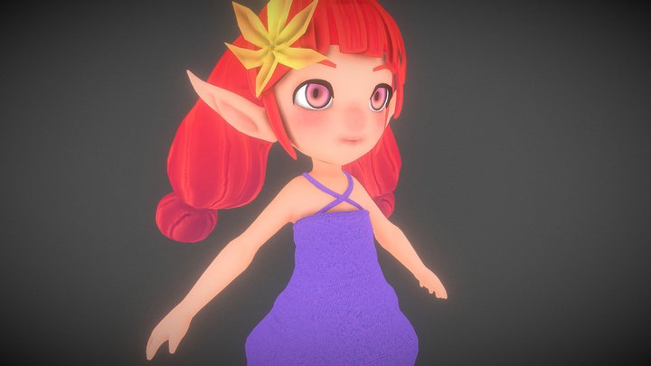 Ginger Fairy 3D Model