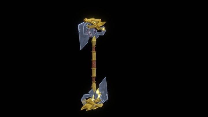 Ameel_ Mathias_ Game Art Weapon 3D Model