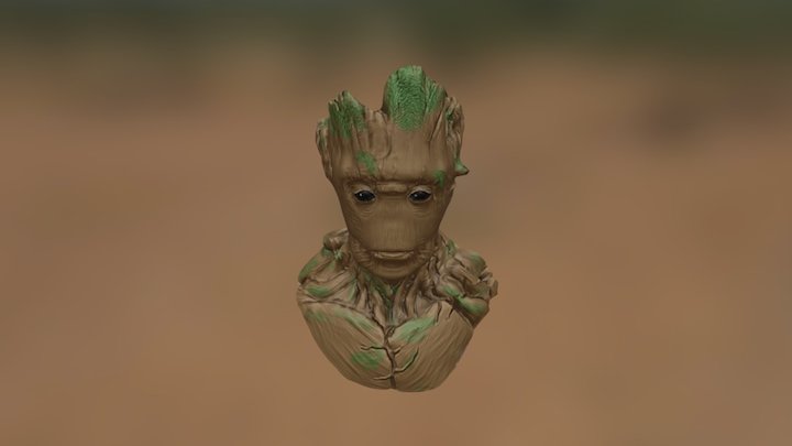 I Am Groot 3D Model
