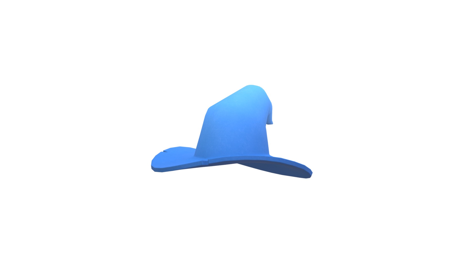 3D model Wizard Hat - This is a 3D model of the Wizard Hat. The 3D model is about logo.