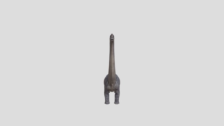 Brachiosauro Jurassic wolrd evolution 3D Model