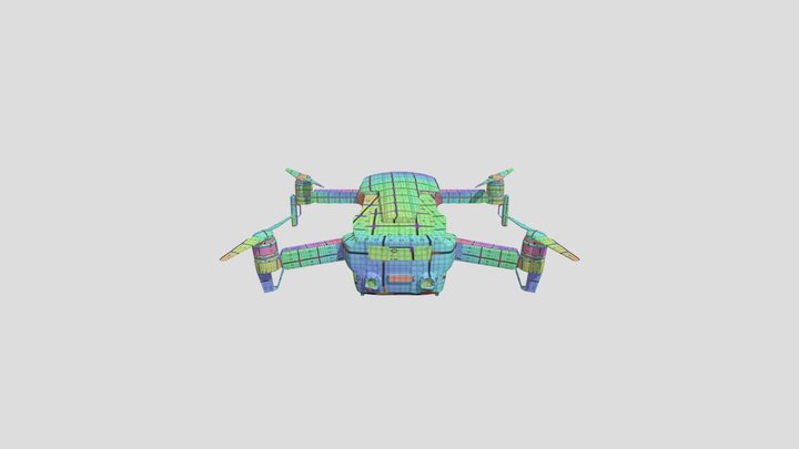 Drone UV's 3D Model