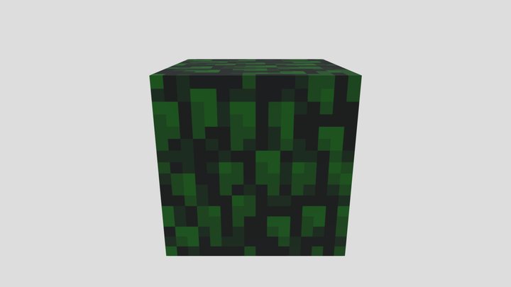 Minecraft Leaves 3D Model