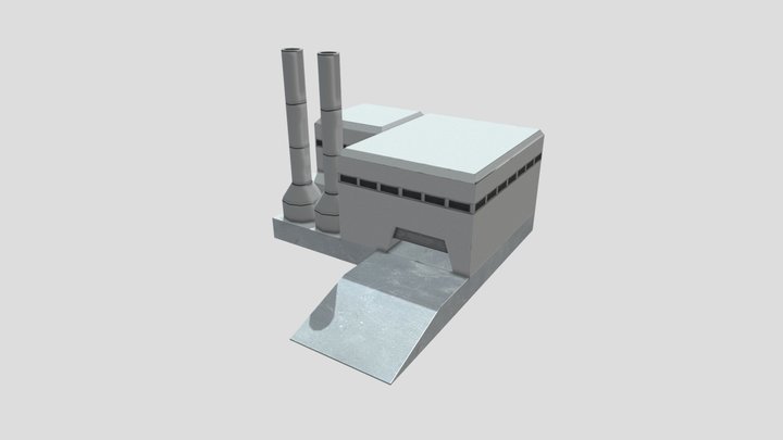 Sci Fi Factory 3D Model