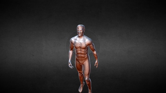 Linterna Verde Hal Jordan 3D Model