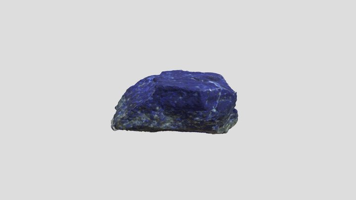 Lazurita (Laspislázuli) 3D Model