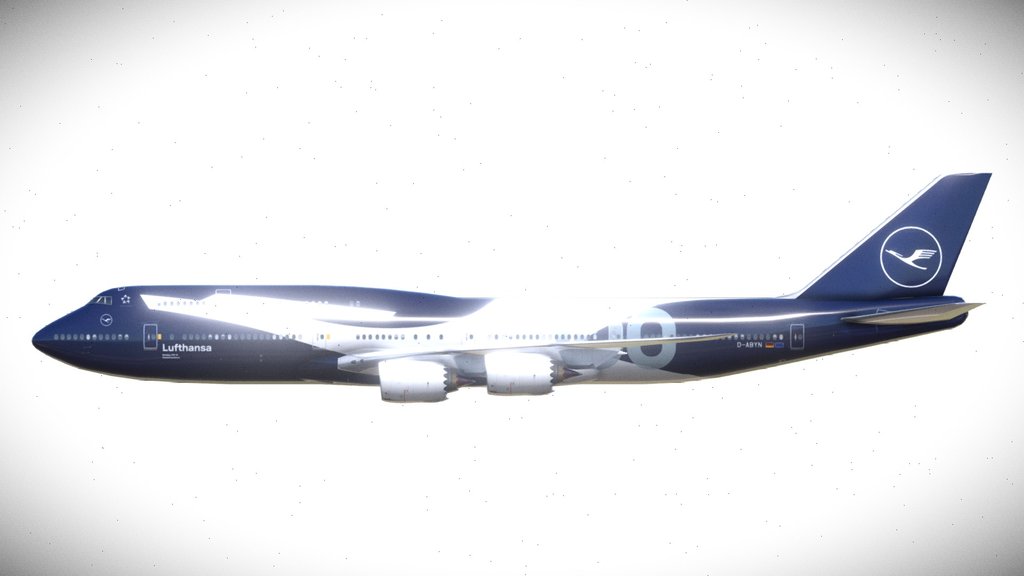 Boeing 747-830İ Lufthansa 100th Year