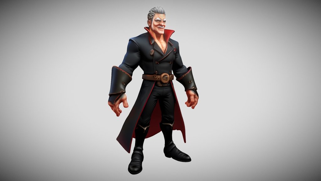 Oldman Vampire Handpainted