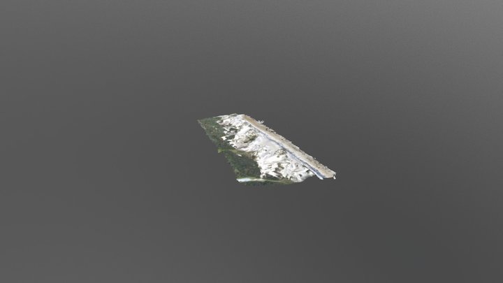 Dare County Dune Overwash 3D Model