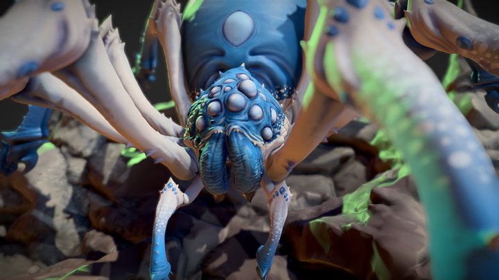 Phase Spiders - 3D Printable 3D Model