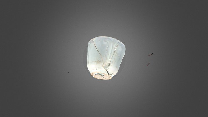 Saints Rest Ironstone Teacup 3D Model