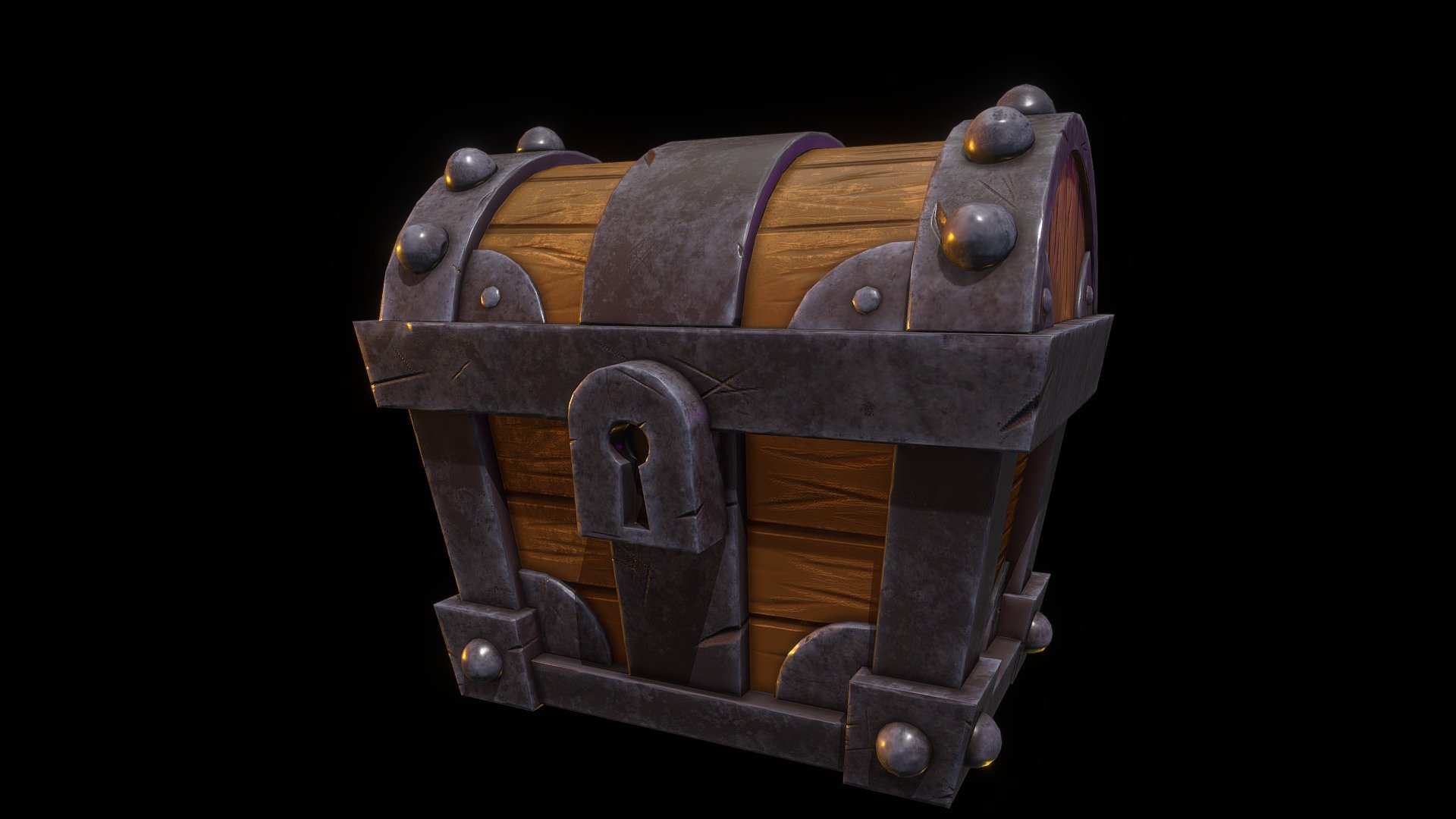 wooden chest - 3D model by maydv.v [df2c4fb] - Sketchfab