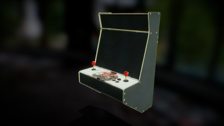 wall-mounted arcade cabinet kit Pandora Edition 3D Model