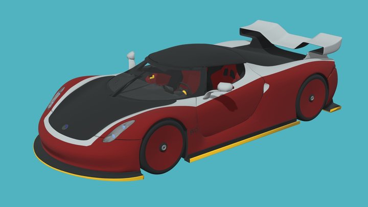 Electric car Dubina Evo 3D Model