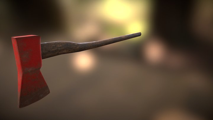 Fire axe 3D Model