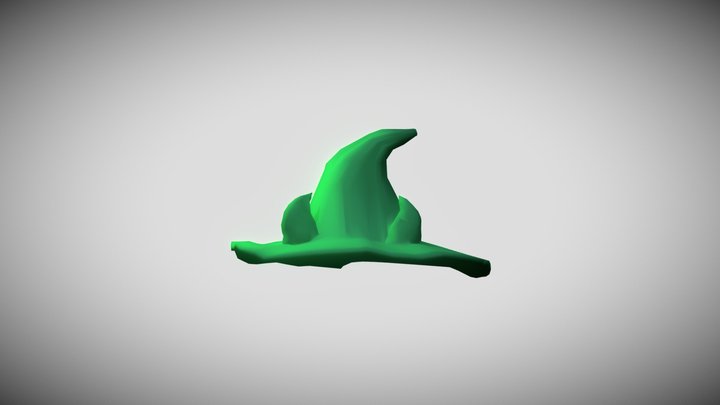 Ralsei Hat (my first "good" 3D model) 3D Model