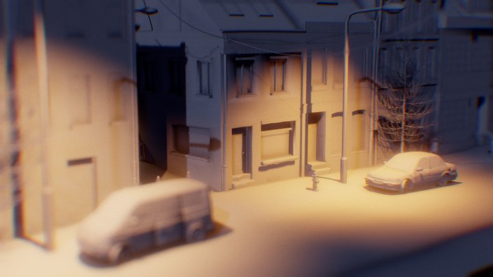 3D Village - work in progress | BLENDER – Modello 3D gratuito STL