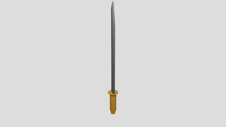 Ninja Sword 3D Model