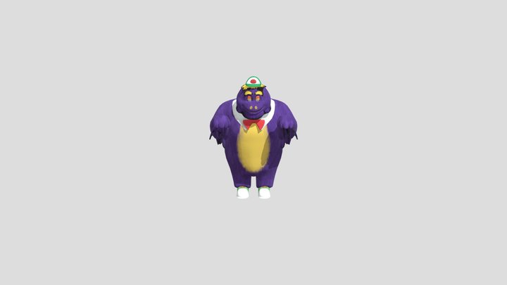 Mr Munch animatronic 3 Stage 3D Model