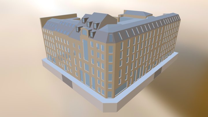 Immeuble Haussmannien 3D Model