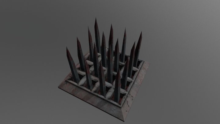 Spike Trap 3D Model