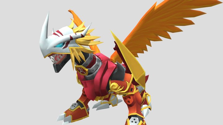AncientGreymon - Digimon Re:Arise – Modelo 3D gratuito STL
